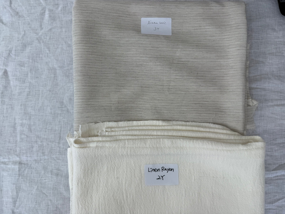 25.5 y of Woven Fabric of Linen - Surprise Box No.43