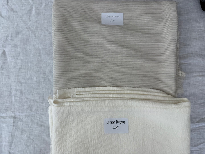25.5 y of Woven Fabric of Linen - Surprise Box No.43
