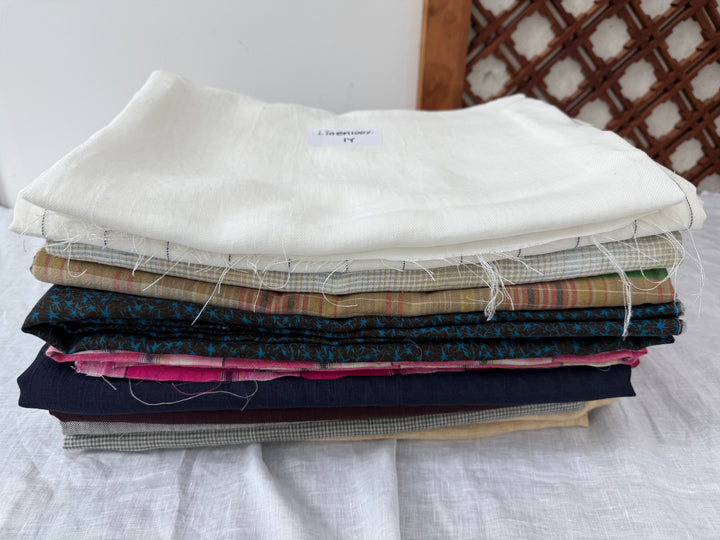 25.5 y of Woven Fabric of Linen - Surprise Box No.38
