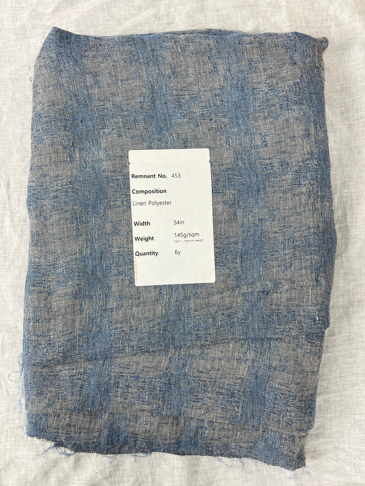 Remnant Fabric #453 - Linen Polyester - 6y