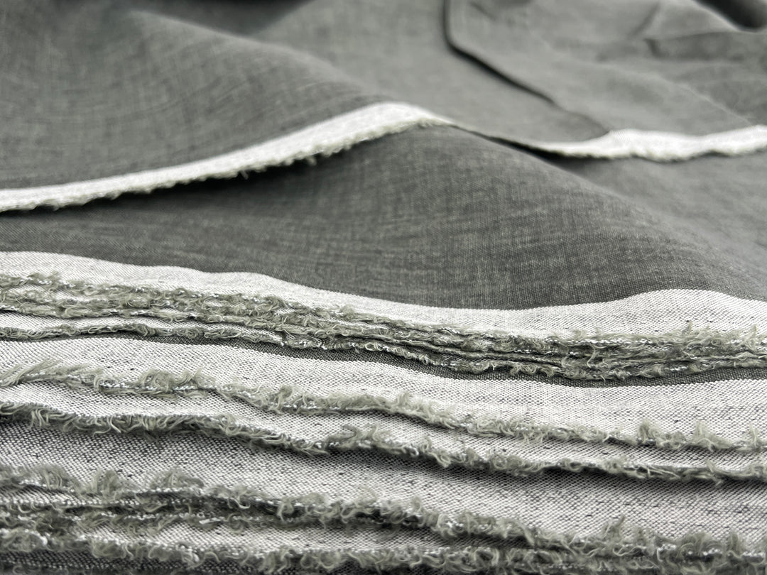 Remnant Fabric #448 - Linen 100%  - 9y