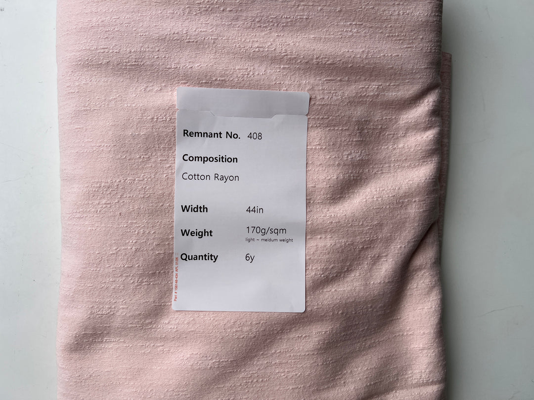 Remnant Fabric #408 - Cotton Rayon - 6y