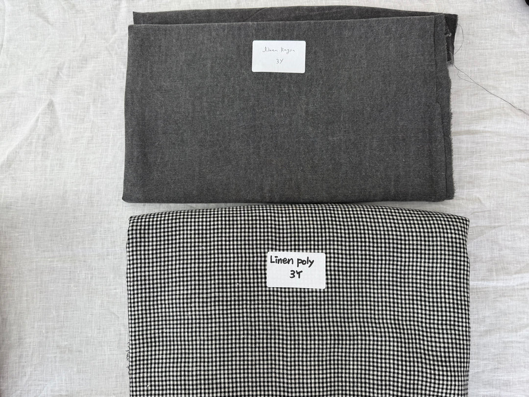 25.5 y of Woven Fabric of Linen - Surprise Box No.43