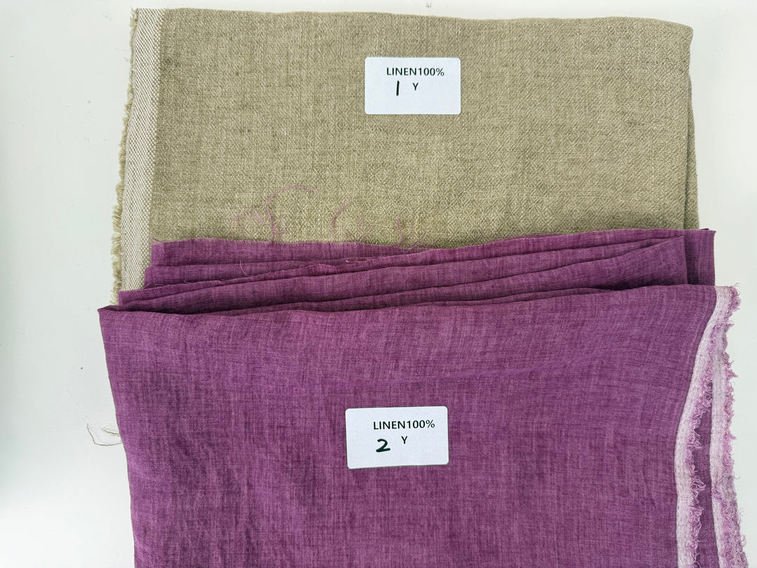 24.5y of Woven Fabric of Linen - Surprise Box No.62