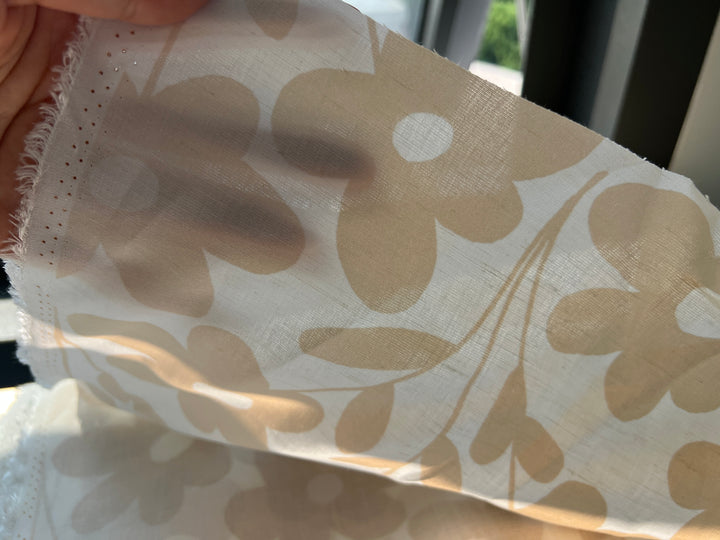 Remnant Fabric #385 - Linen Rayon - 10y