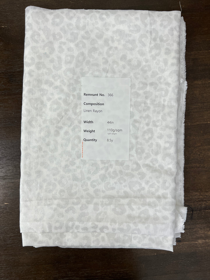 Remnant Fabric #366 - Linen Rayon - 8.5y