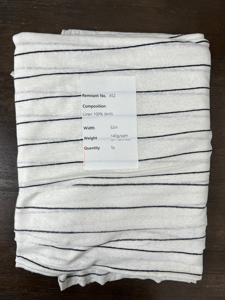 Remnant Fabric #452 - Linen 100% (knit) - 5y