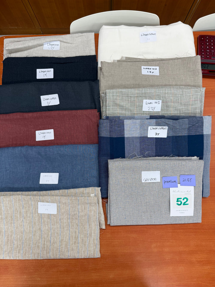 21.5y of Woven Fabric of Linen - Surprise Box No.52