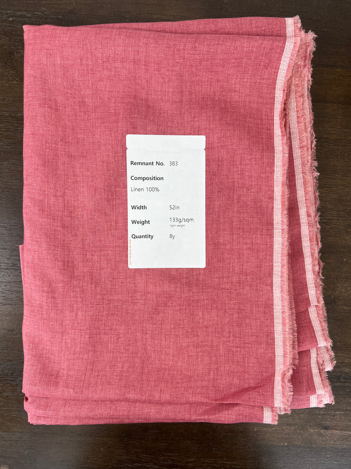 Remnant Fabric #383 - Linen 100% - 8y