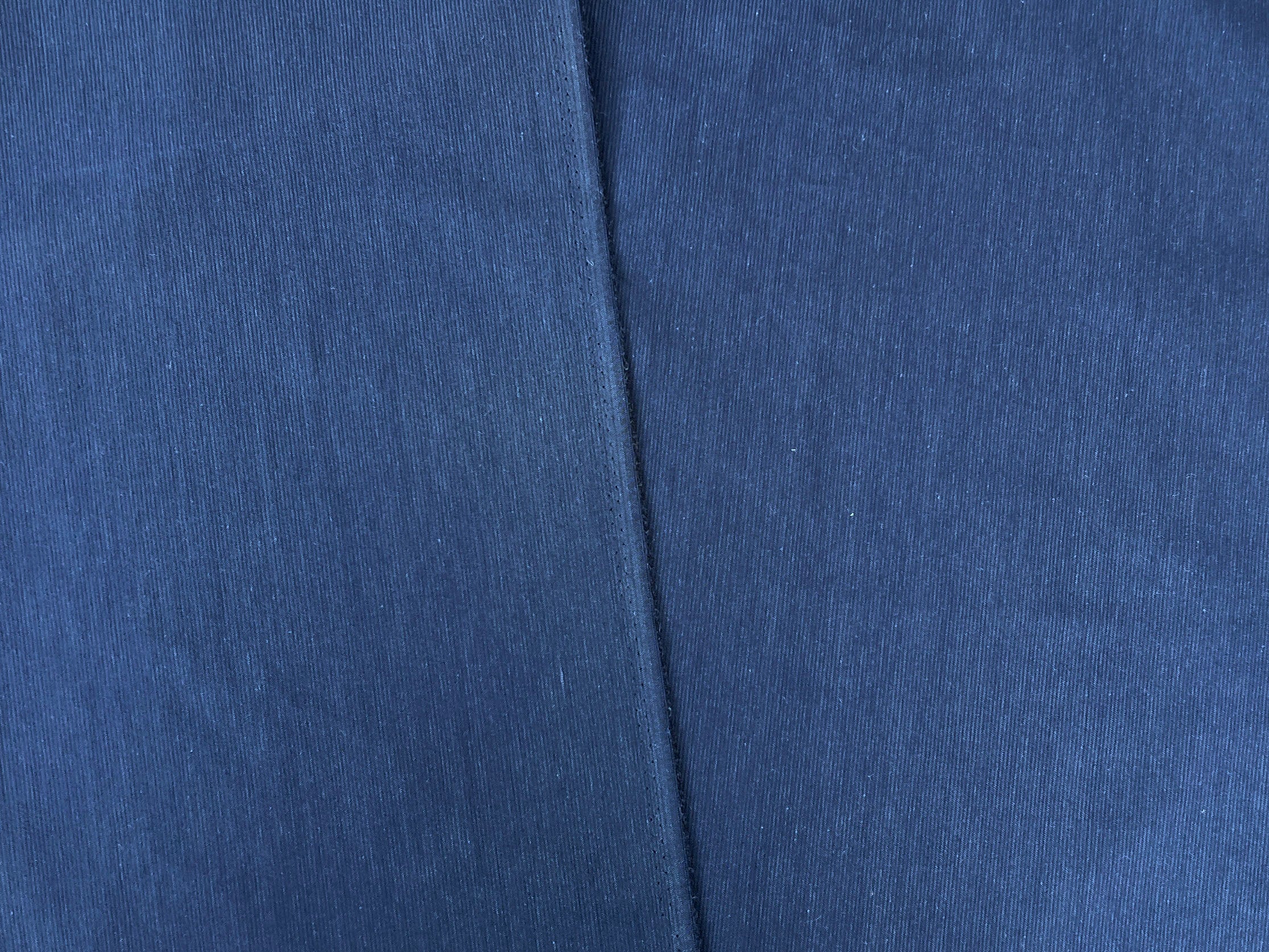 Blue Cotton Polyester Dobby Fabric – Subtle Stripe & Natural