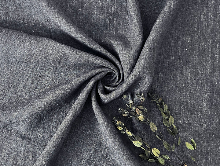 Delave Vintage Dyed 100% Linen Fabric – Medium to Heavyweight, Soft Finish 7491 7054 7957 7676