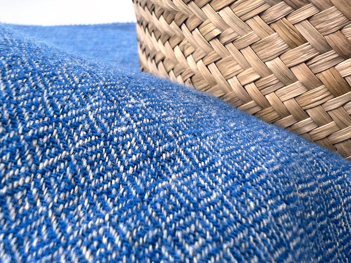 Linen Wool Broken Diamond Twill Fabric – Viking Inspired, Soft & Pre-Washed 8178 8179 8180