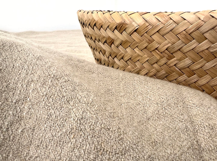 Linen Wool Broken Diamond Twill Fabric – Viking Inspired, Soft & Pre-Washed 8178 8179 8180