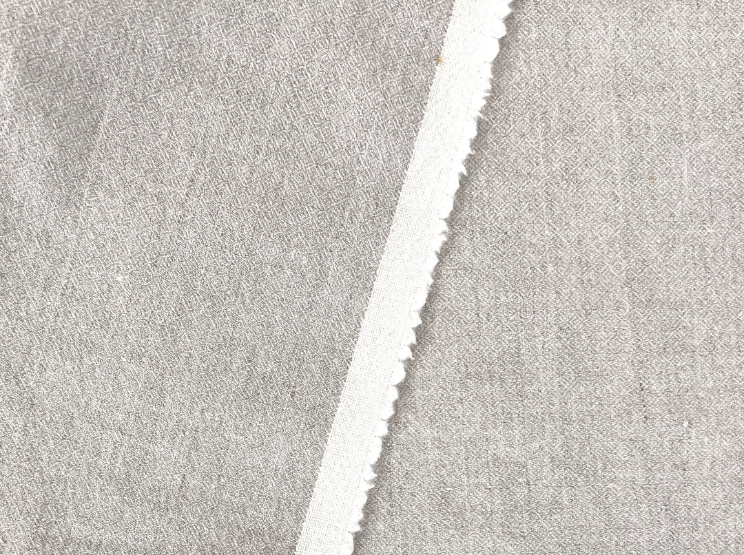 Linen Wool Broken Diamond Twill Fabric – Viking Inspired, Soft & Pre-Washed 8178 8179 8180