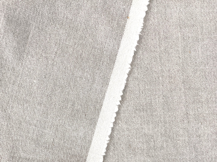 Linen Wool Broken Diamond Twill Fabric – Viking Inspired, Soft & Pre-Washed 8178 8179 8180