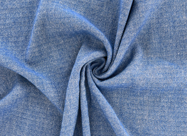 Linen Wool Broken Diamond Twill Fabric – Viking Inspired, Soft & Pre-Washed 8178 8179 8180