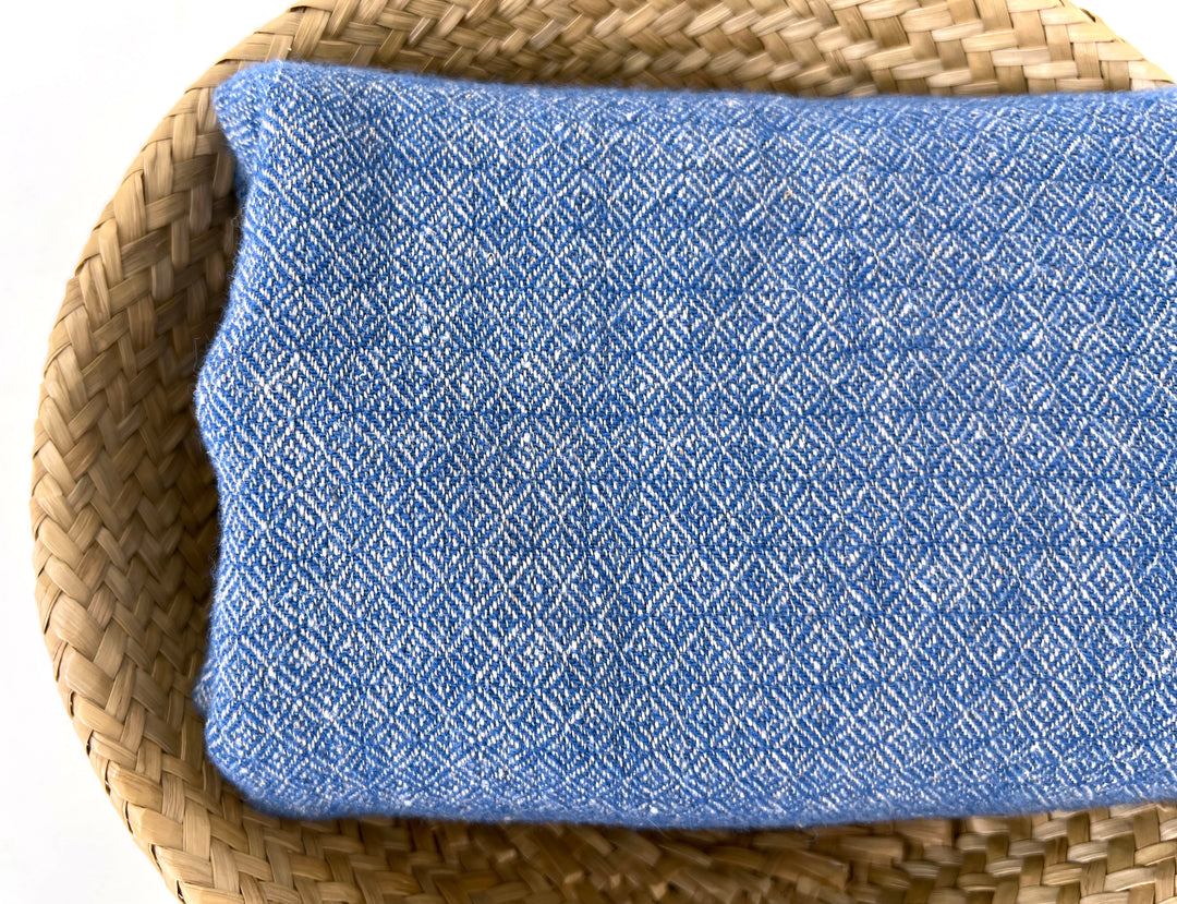 Linen Wool Broken Diamond Twill Fabric – Viking Inspired, Soft & Pre-Washed 8178 8179 8180