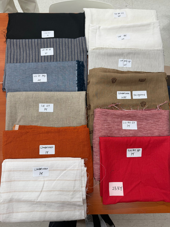 23.5y of Woven Fabric of Linen - Surprise Box No.53