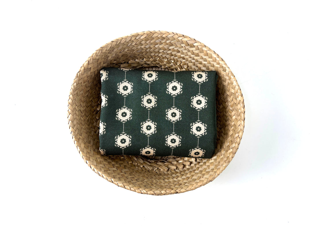 Medalians - Brass Collection - Wool Rayon Print Fabric, Design by Madeline, Madswick Studio 8370 8371 8372 8373 8374 8375