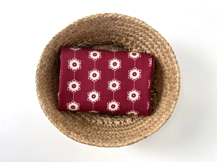 Medalians - Brass Collection - Wool Rayon Print Fabric, Design by Madeline, Madswick Studio 8370 8371 8372 8373 8374 8375