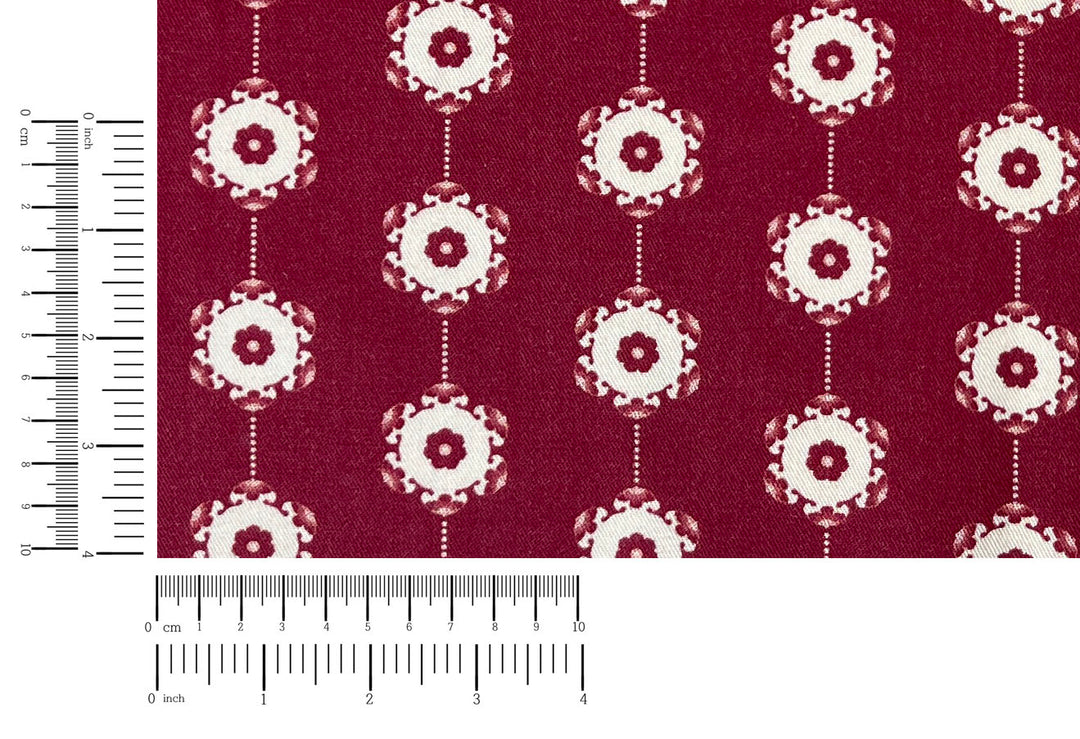 Medalians - Brass Collection - Wool Rayon Print Fabric, Design by Madeline, Madswick Studio 8370 8371 8372 8373 8374 8375