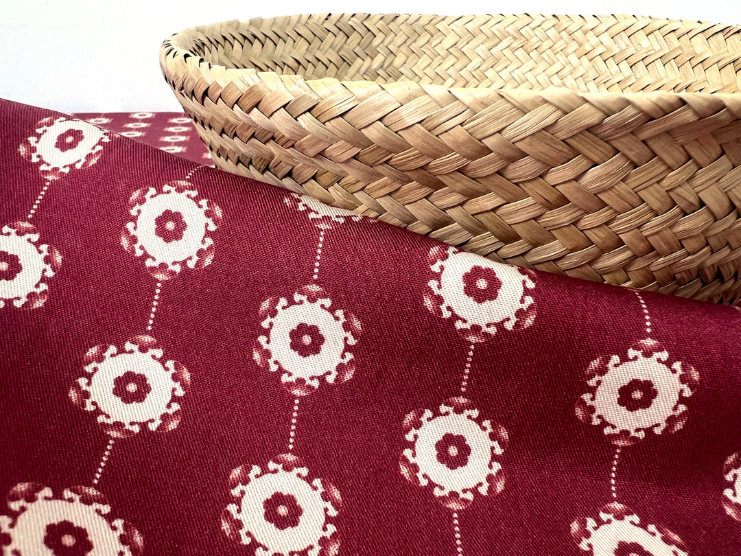 Medalians - Brass Collection - Wool Rayon Print Fabric, Design by Madeline, Madswick Studio 8370 8371 8372 8373 8374 8375