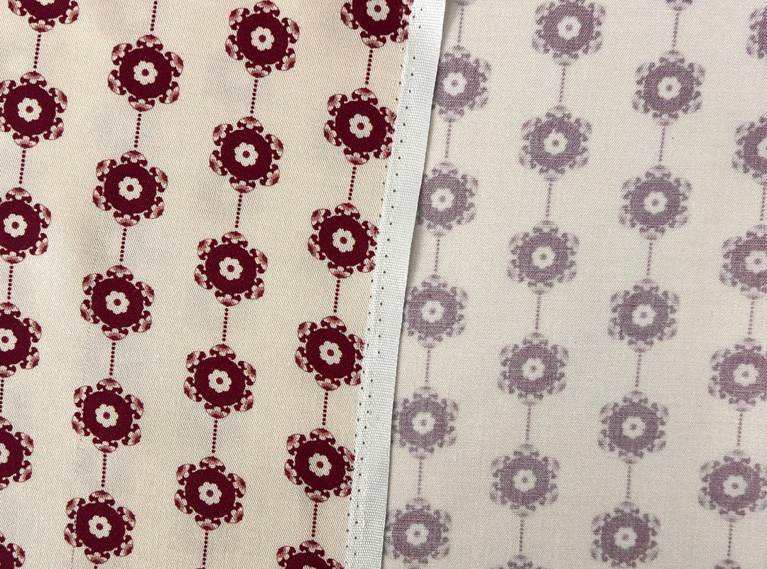 Medalians - Brass Collection - Wool Rayon Print Fabric, Design by Madeline, Madswick Studio 8370 8371 8372 8373 8374 8375