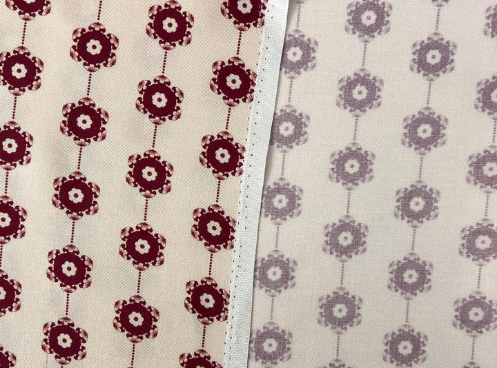 Medalians - Brass Collection - Wool Rayon Print Fabric, Design by Madeline, Madswick Studio 8370 8371 8372 8373 8374 8375