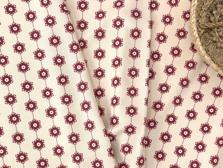 Medalians - Brass Collection - Wool Rayon Print Fabric, Design by Madeline, Madswick Studio 8370 8371 8372 8373 8374 8375