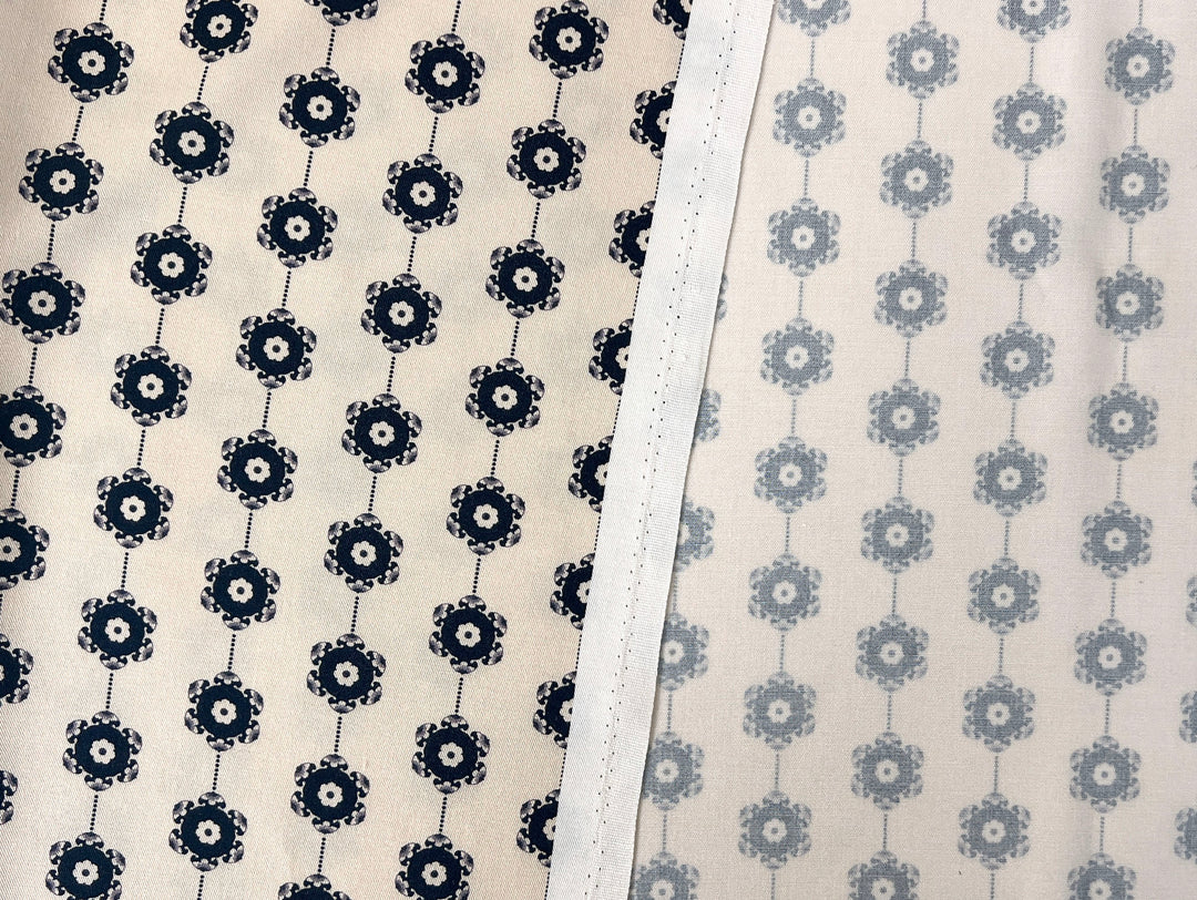 Medalians - Brass Collection - Wool Rayon Print Fabric, Design by Madeline, Madswick Studio 8370 8371 8372 8373 8374 8375