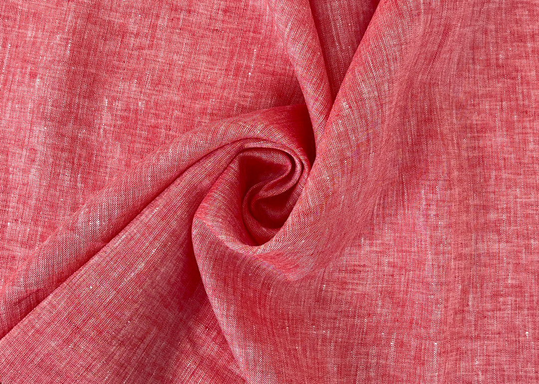 100% Linen Chambray Fabric – Soft Pre-Washed Lightweight 4918 4134 4135