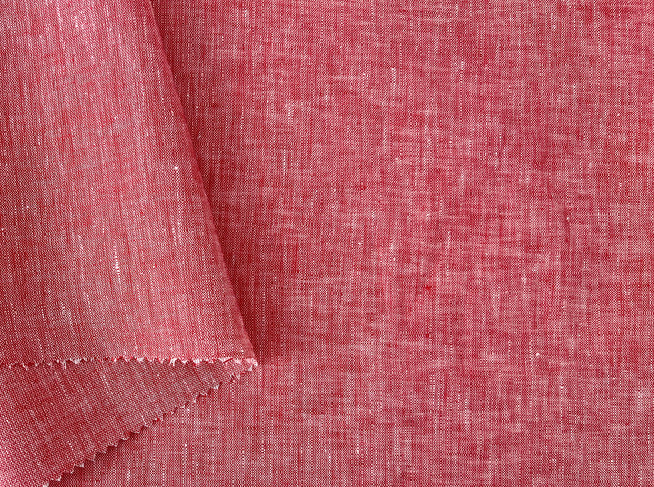 100% Linen Chambray Fabric – Soft Pre-Washed Lightweight 4918 4134 4135