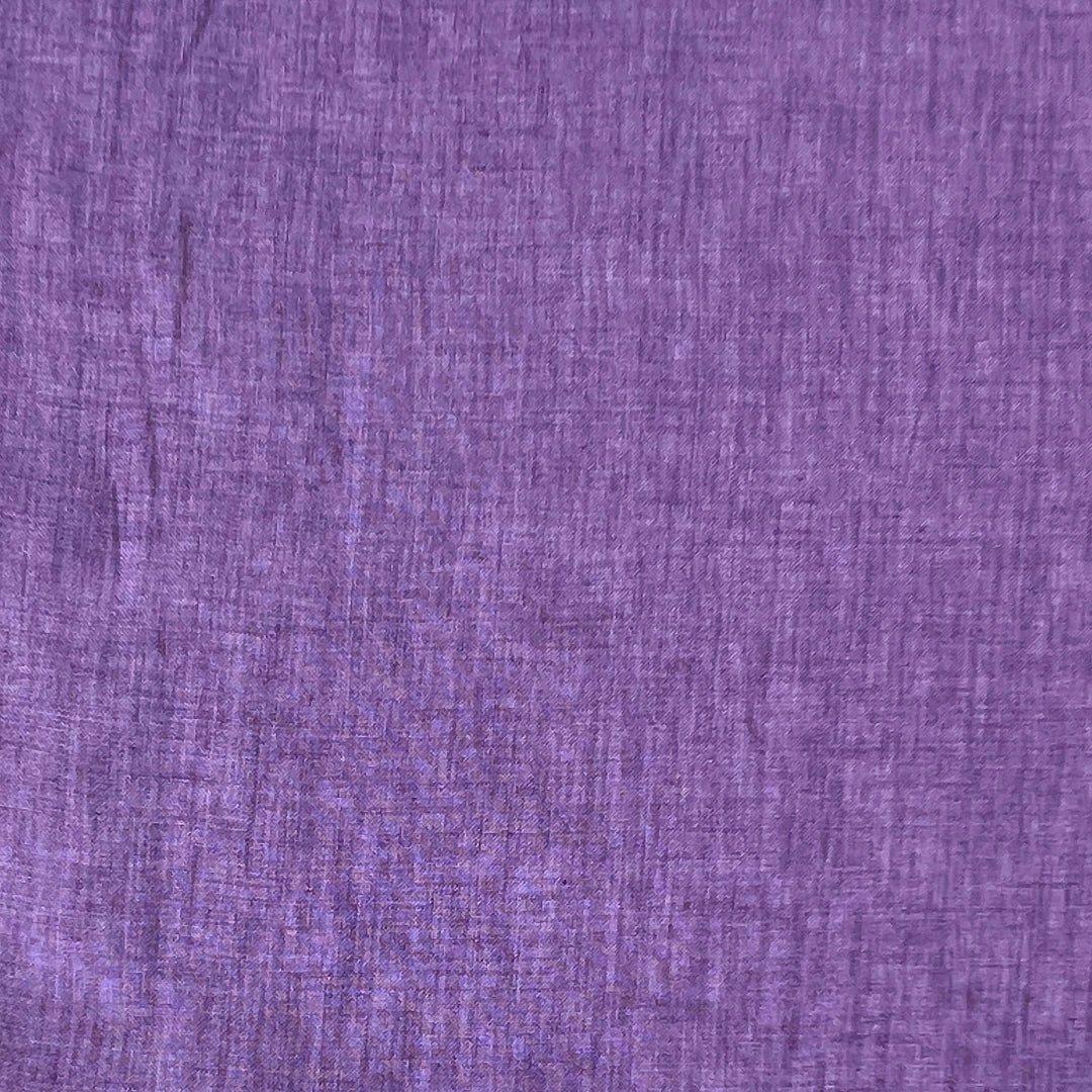 100% Linen Soft&Crisp Fabric 21s Vintage Chambray Violet(light) 7934