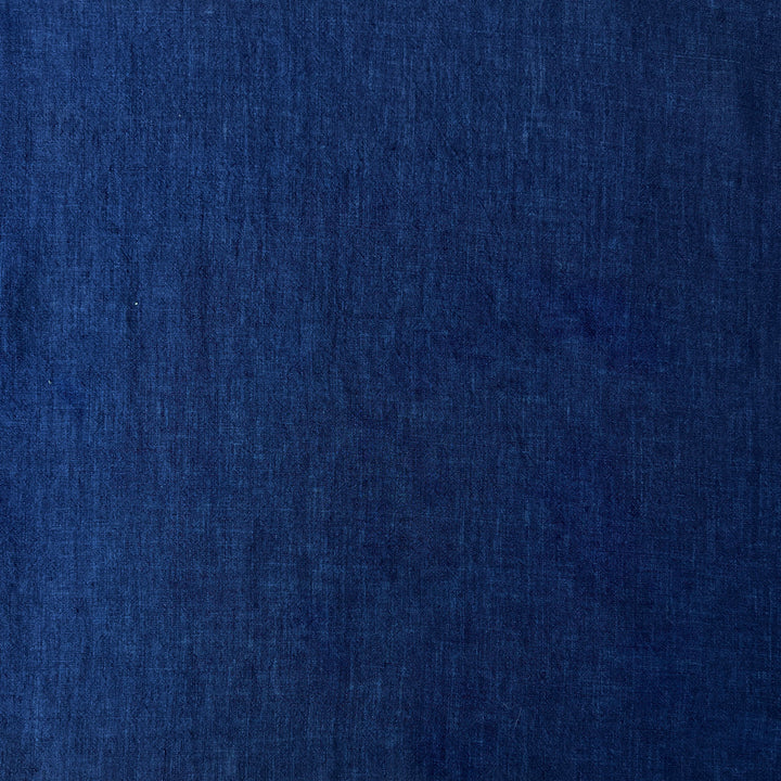 100% Linen Soft&Crisp Fabric 21s Vintage Navy(dark) 6183
