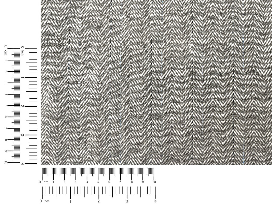 Two-Tone Herringbone Pinstripe | Linen Cotton Fabric 7303 7304