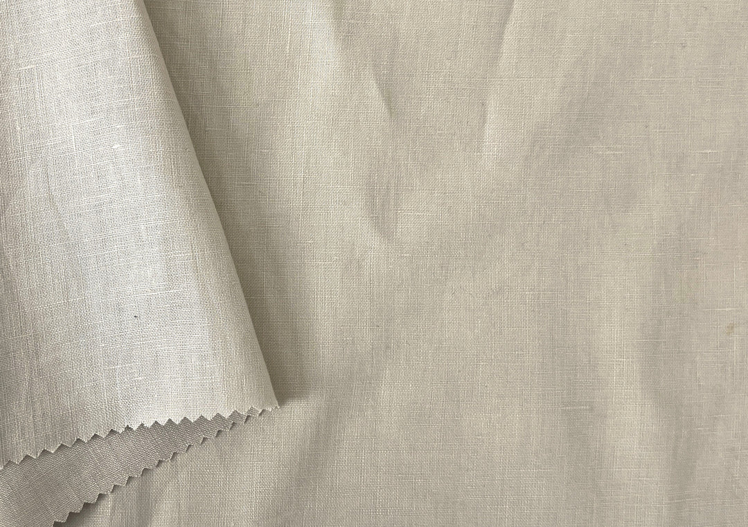 100% Linen Fabric – Sky Blue, Plain Weave, Light–Medium Weight 2551 3462