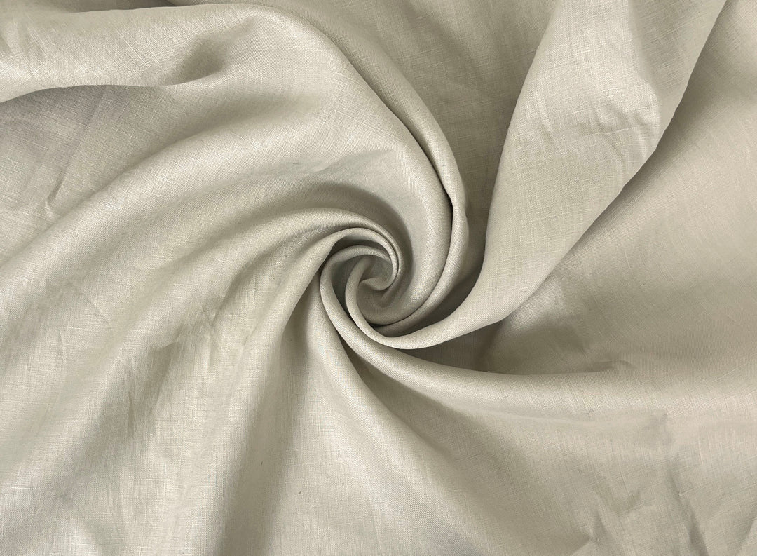 100% Linen Fabric – Sky Blue, Plain Weave, Light–Medium Weight 2551 3462