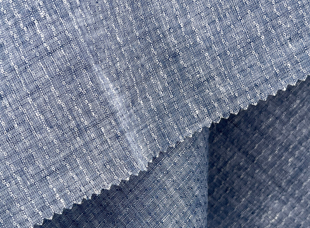 Artisan Micro-Pattern Jacquard | 100% Linen Fabric 4358 4360