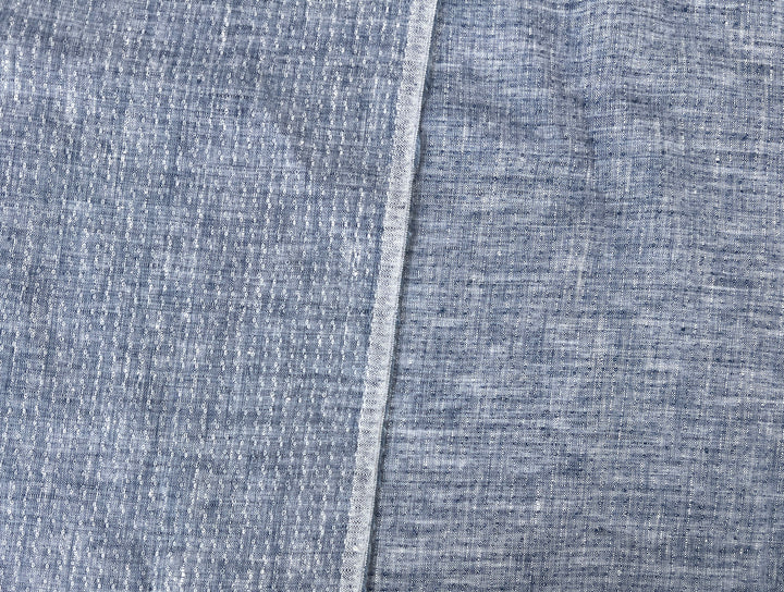 Artisan Micro-Pattern Jacquard | 100% Linen Fabric 4358 4360