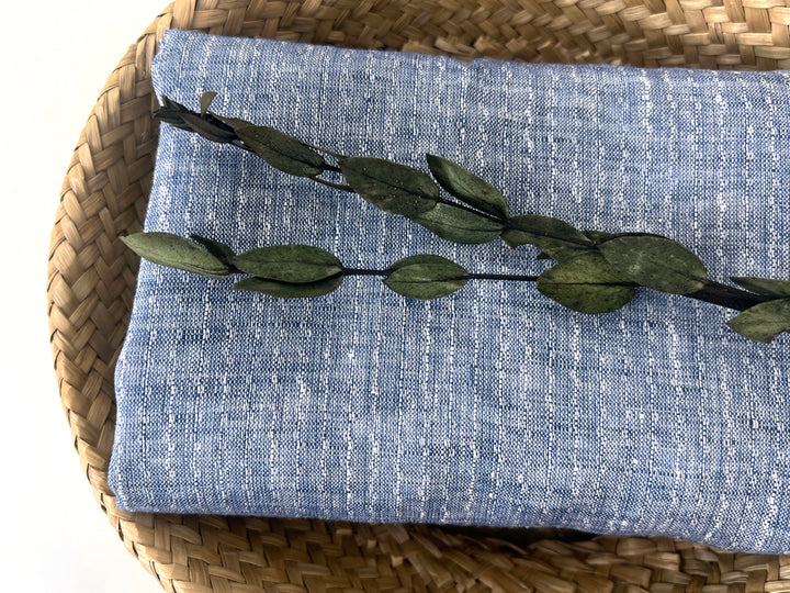 Artisan Micro-Pattern Jacquard | 100% Linen Fabric 4358 4360