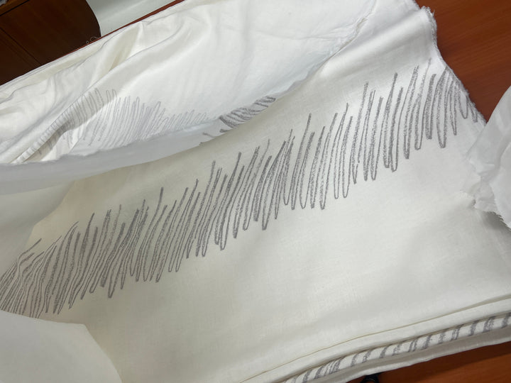 Remnant Fabric #337 - 100% Linen 21y