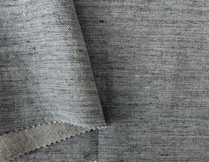 Two-Tone Chambray Twill | 100% Linen Fabric 8331 8332