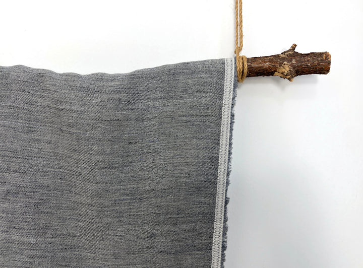 Two-Tone Chambray Twill | 100% Linen Fabric 8331 8332