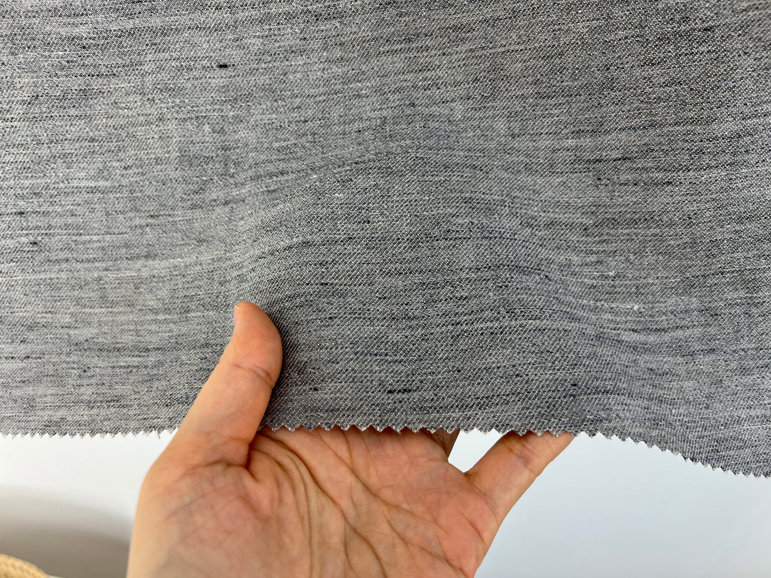 Two-Tone Chambray Twill | 100% Linen Fabric 8331 8332