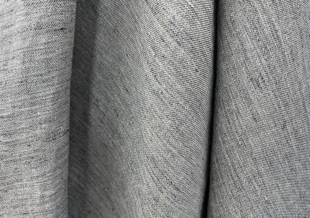 Two-Tone Chambray Twill | 100% Linen Fabric 8331 8332