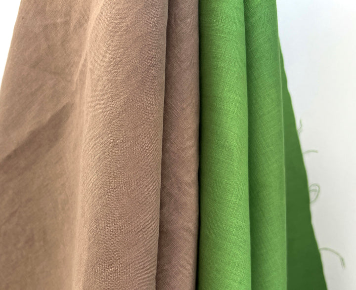 100% Linen Fabric Medium Weight Soft Touch 14S 2077 6420 6003 2842 6885