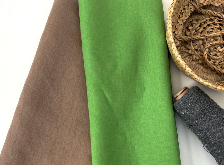 100% Linen Fabric Medium Weight Soft Touch 14S 2077 6420 6003 2842 6885