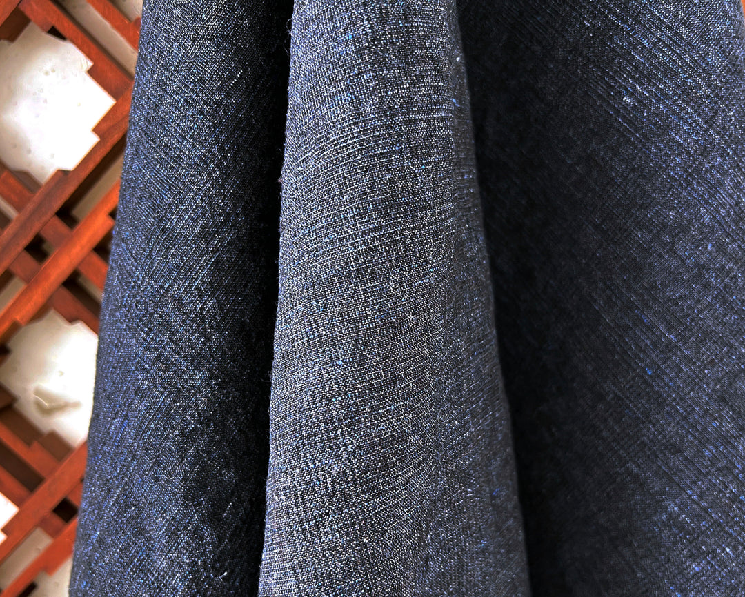 Subtle Glen Plaid Linen Blend Fabric 8337 8338