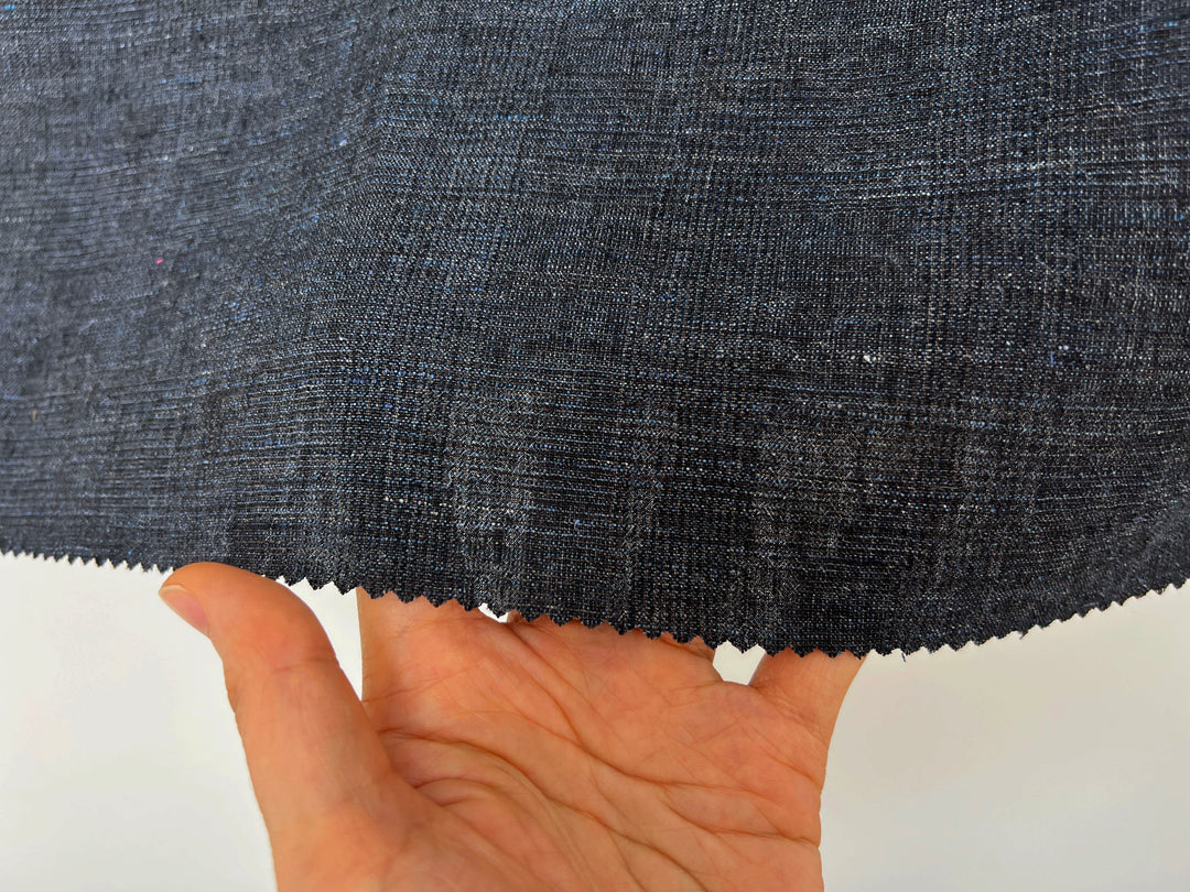Subtle Glen Plaid Linen Blend Fabric 8337 8338