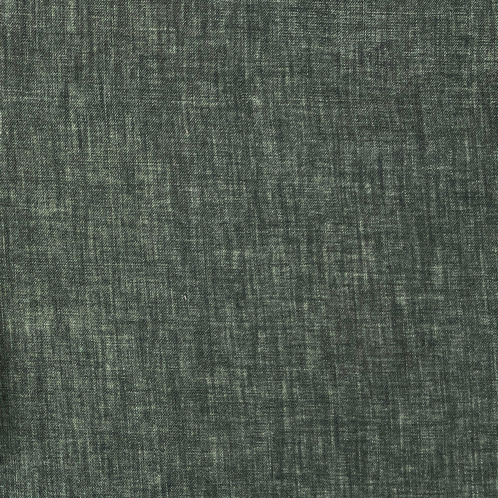 100% Linen Vintage Dyed Delave Fabric – Fine 21s Yarn, Pre-Washed, Light Weight Deep Olive 7968